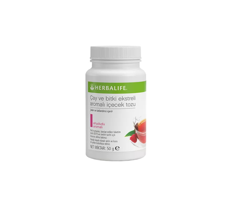 Herbalife Ahududu Aromalı Çay ve Bitki Ekstreli Aromalı İçecek Tozu