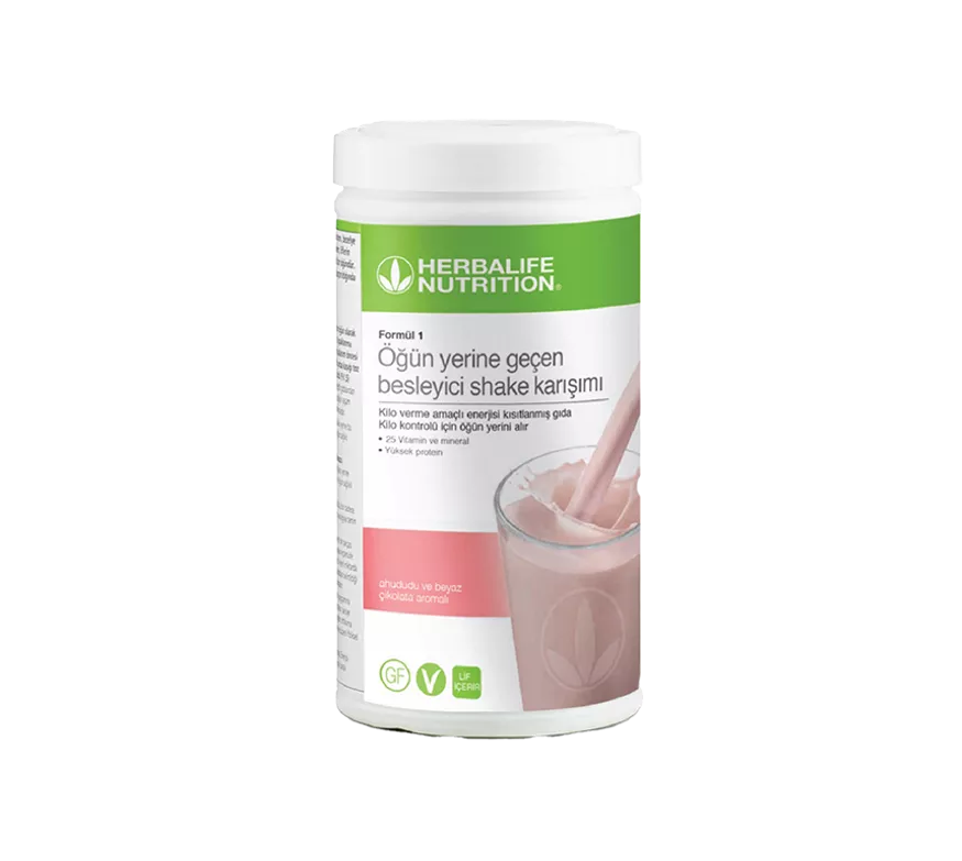Herbalife Ahududu Aromalı Formül 1 Öğün Yerine Geçen Besleyici Shake Karışımı