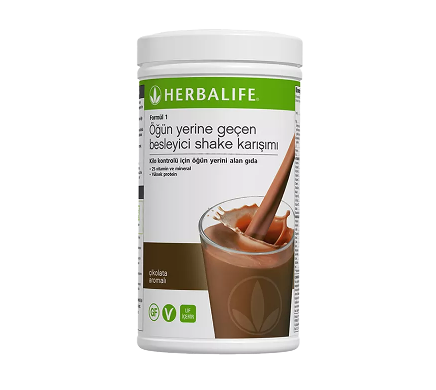 Herbalife Çikolata Aromalı Formül 1 Öğün Yerine Geçen Besleyici Shake Karışımı