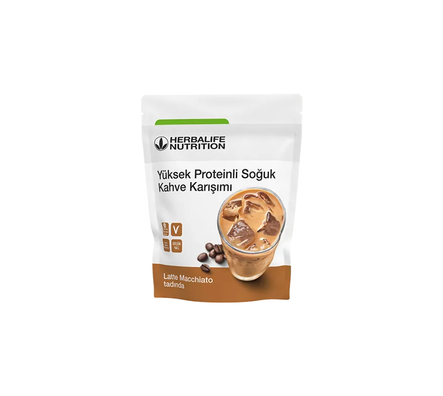 Herbalife Latte Macchiato | Yüksek Proteinli Soğuk Kahve Karışımı