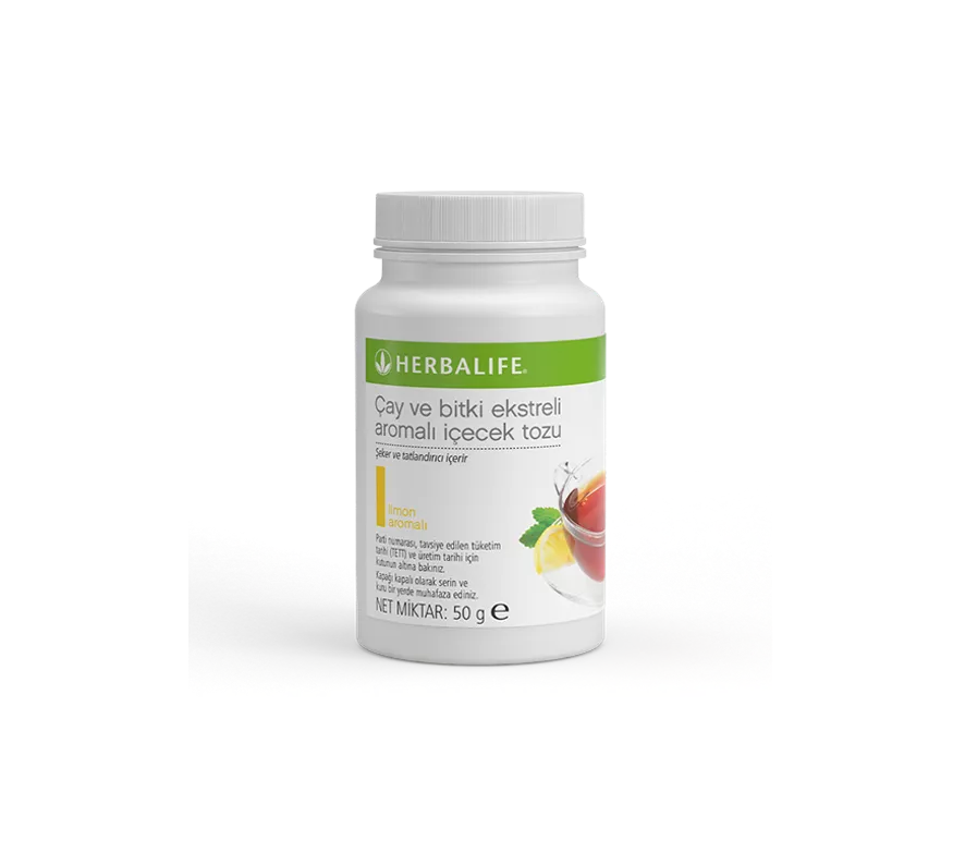 Herbalife Limon Aromalı Çay ve Bitki Ekstreli Aromalı İçecek Tozu