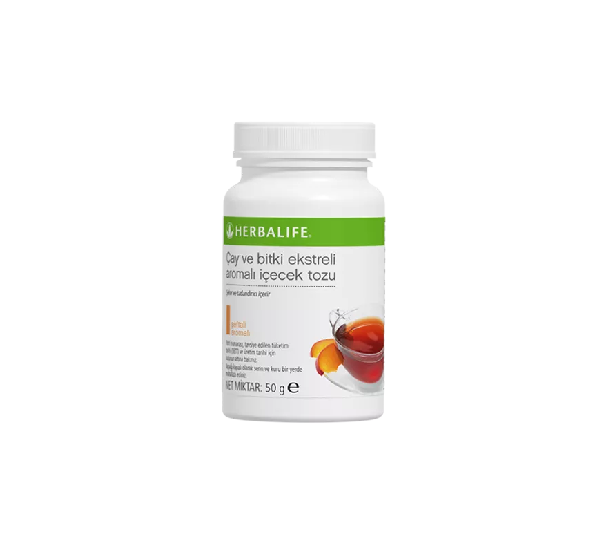 Herbalife Şeftali Aromalı Çay ve Bitki Ekstreli Aromalı İçecek Tozu