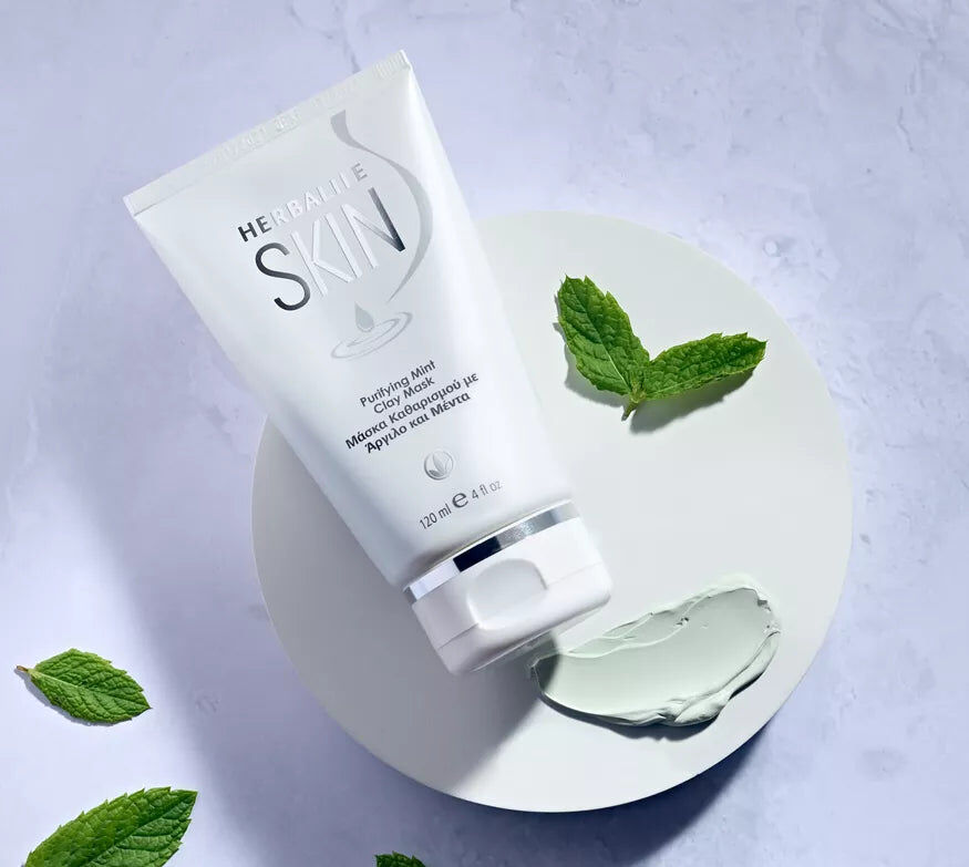 Herbalife SKIN Nane Özlü Arındırıcı Kil Maskesi Botoks Etkili