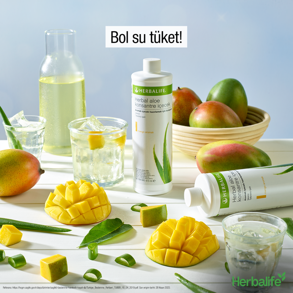 Herbalife Mango Aromalı Herbal Aloe Konsantre İçecek